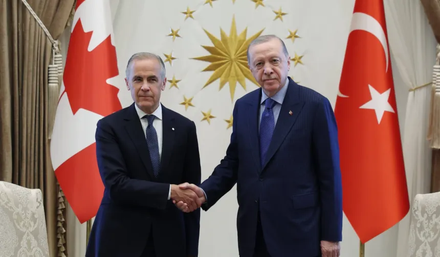 Cumhurbaşkanı Erdoğan, Kanada Başbakanı Carney ile görüştü