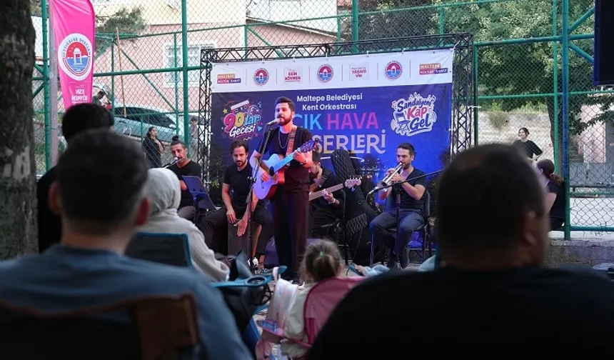 İstanbul Maltepe'de parklarda konser coşkusu devam ediyor
