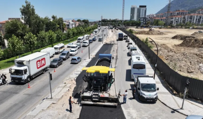 Manisa'da Cider Yolu çalışmaları hızlandı