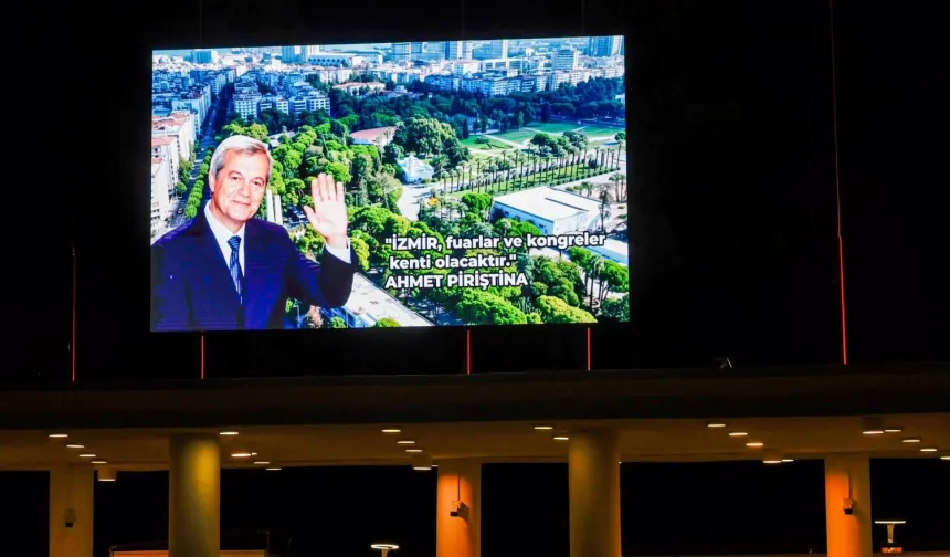 İzmir'de merhum Piriştina'nın sözü artık LED ekranda yaşatılacak