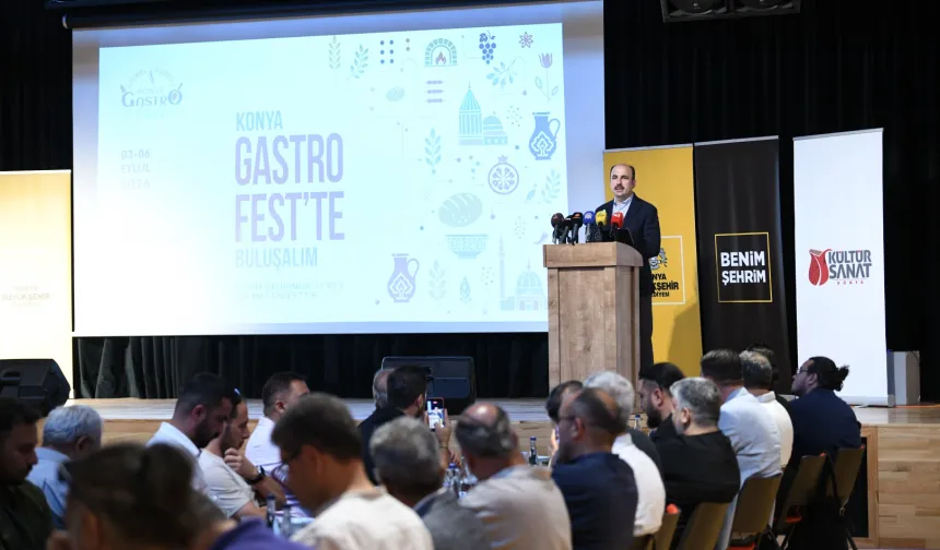 Konya GastroFest 3-6 Eylül'de lezzet tutkunlarını ağırlayacak