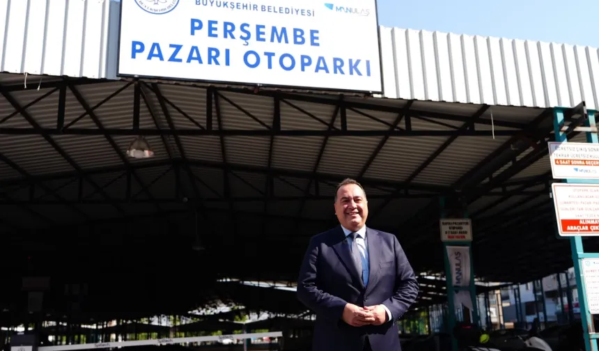Manisa Büyükşehir'den Perşembe Pazarı'nda otopark hamlesi