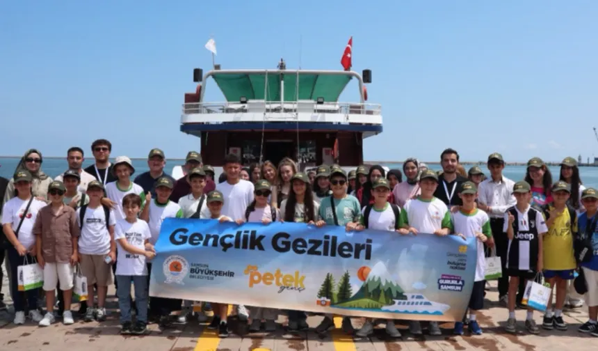 Samsun'da gençler doğa ve kültürle buluşuyor