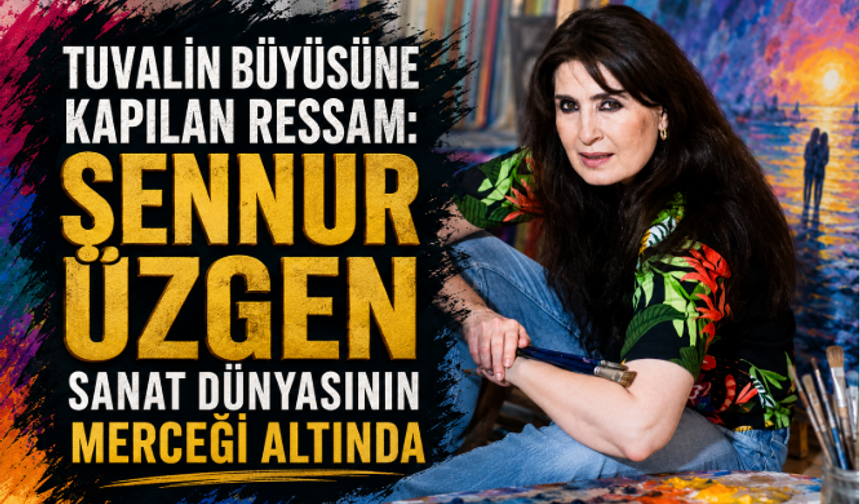TUVALİN BÜYÜSÜNE KAPILAN RESSAM: ŞENNUR ÜZGEN SANAT DÜNYASININ MERCEĞİ ALTINDA