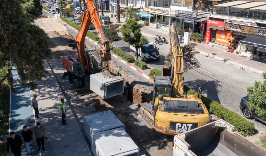 İzmir Bergama'da taşkın riskine karşı yeni hat