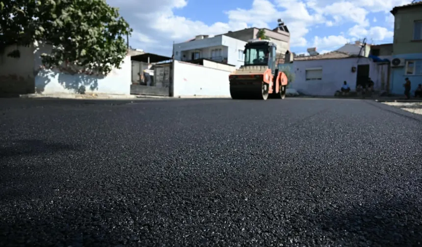 Manisa Salihli'de Çiçek Caddesi yenileniyor