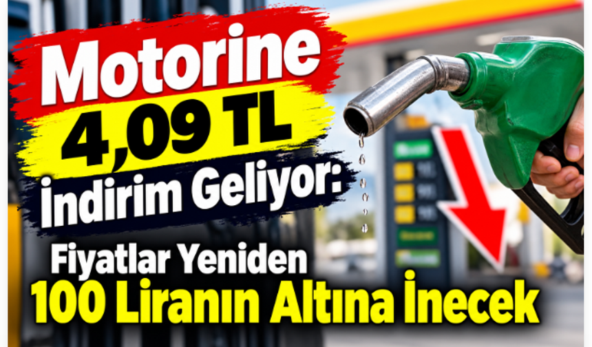 Motorine 4,09 TL İndirim Geliyor: Fiyatlar Yeniden 100 Liranın Altına İnecek