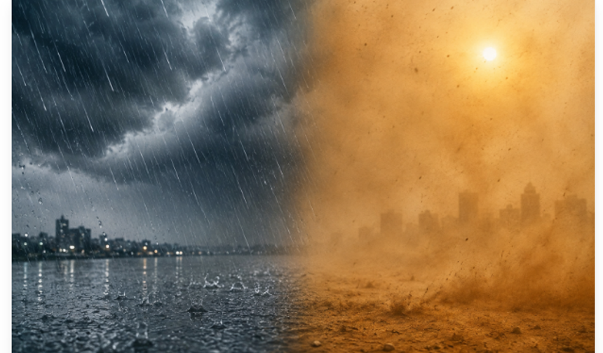 Meteoroloji'den sağanak ve toz taşınımı uyarısı