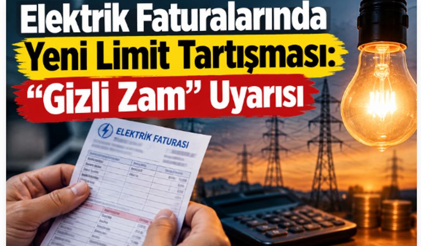 Elektrik Faturalarında Yeni Limit Tartışması: “Gizli Zam” Uyarısı