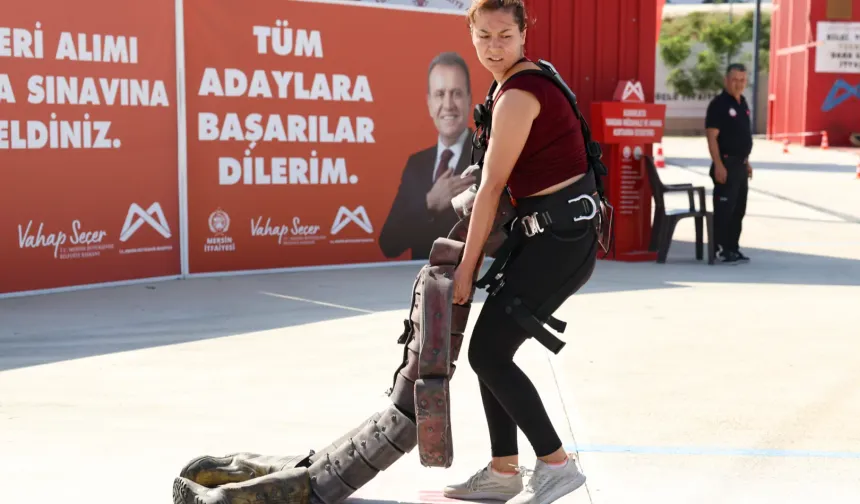 İtfaiye eri olmak için kıyasıya yarıştılar